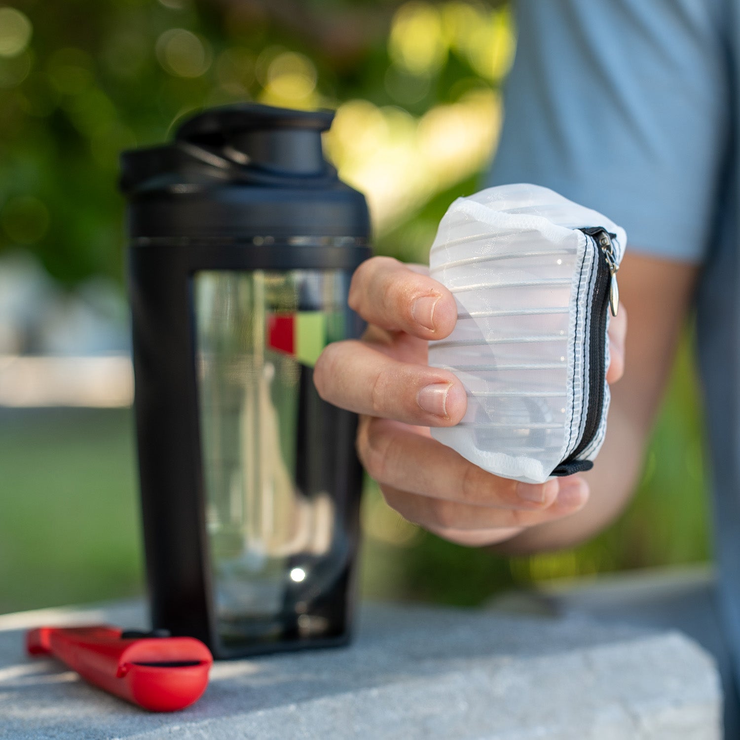 Kava Pounder - Quick Straining Device for Easy Kava Mixing