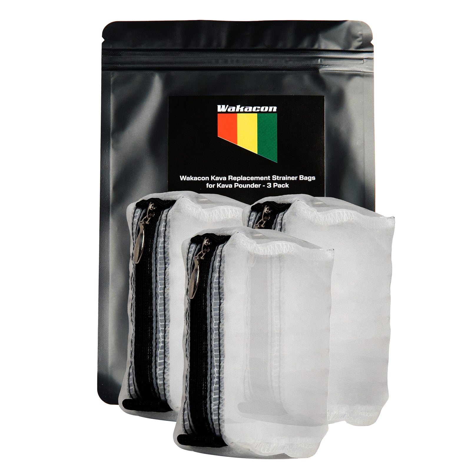 Replacement Strainer Bags for Kava Pounder - 3 Pack