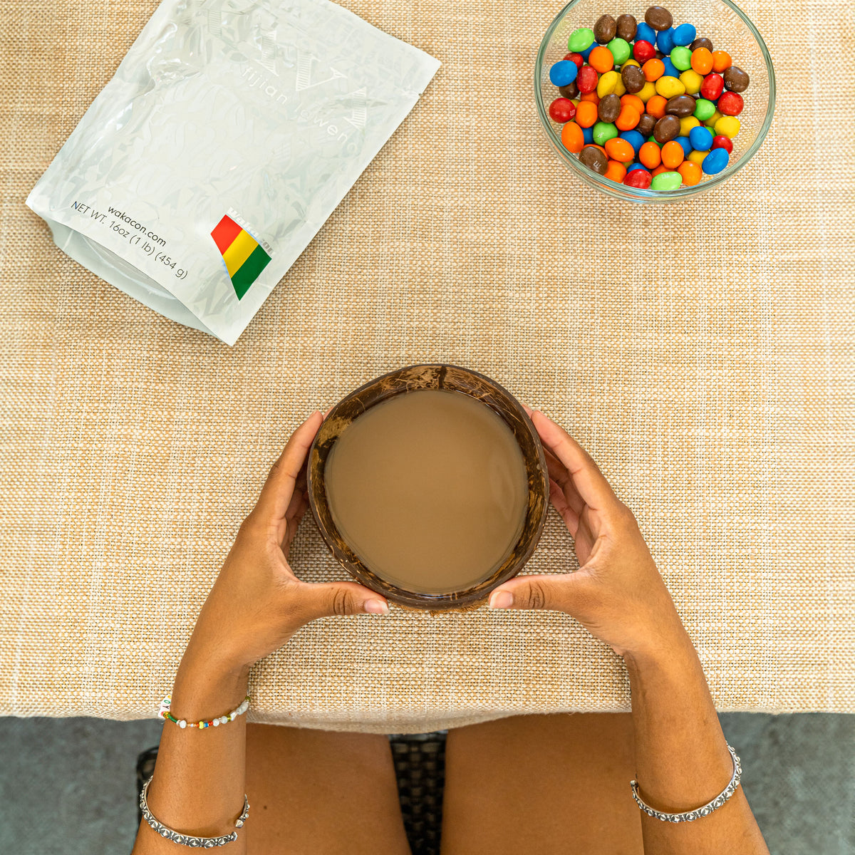 Wakacon Kava Lawena Powder – Authentic, Noble Kava Crown Root Powder from Fiji – Premium, High Quality Responsibly Sourced, 16 Oz